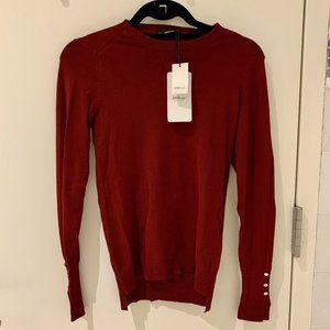 Zara stretch knit long sleeve top